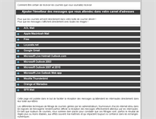 Tablet Screenshot of ajouter-un-expediteur-de-message-dans-son-carnet-adresses.org